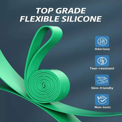 Durable Latex Resistance Bands - Calisthenics Training Equipment for Men and Women, Home Gym Kit for Assisted Pull-Up Workouts