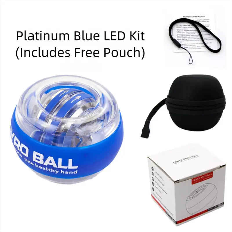 Gyro Ball: Portable Wrist and Forearm Trainer for Enhanced Strength and Muscle Toning for Athletes and Office Professionals