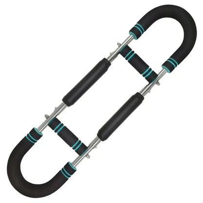 2026 Adjustable Arm Strength Trainer with 60-120Lb Resistance for Home Workouts, Portable Power Twister Bar and Spring Resistance Equipment