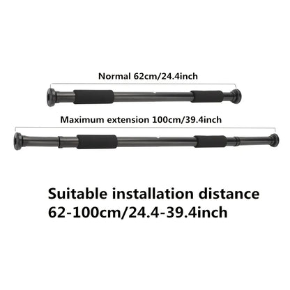 Adjustable Door Frame-Mounted Pull-Up Bars, Indoor Wall-Mounted Bar Fitness Equipment, No Drilling Required, Perfect for Strength Training and Bodyweight Workouts, the Perfect Gift for Halloween, Thanksgiving, Black Friday or Birthday