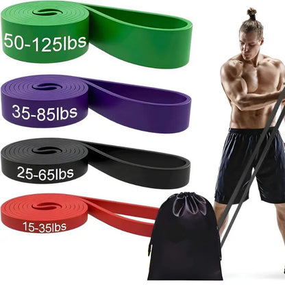 Durable Latex Resistance Bands - Calisthenics Training Equipment for Men and Women, Home Gym Kit for Assisted Pull-Up Workouts