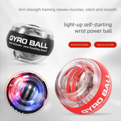 Gyro Ball: Portable Wrist and Forearm Trainer for Enhanced Strength and Muscle Toning for Athletes and Office Professionals