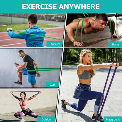 Durable Latex Resistance Bands - Calisthenics Training Equipment for Men and Women, Home Gym Kit for Assisted Pull-Up Workouts